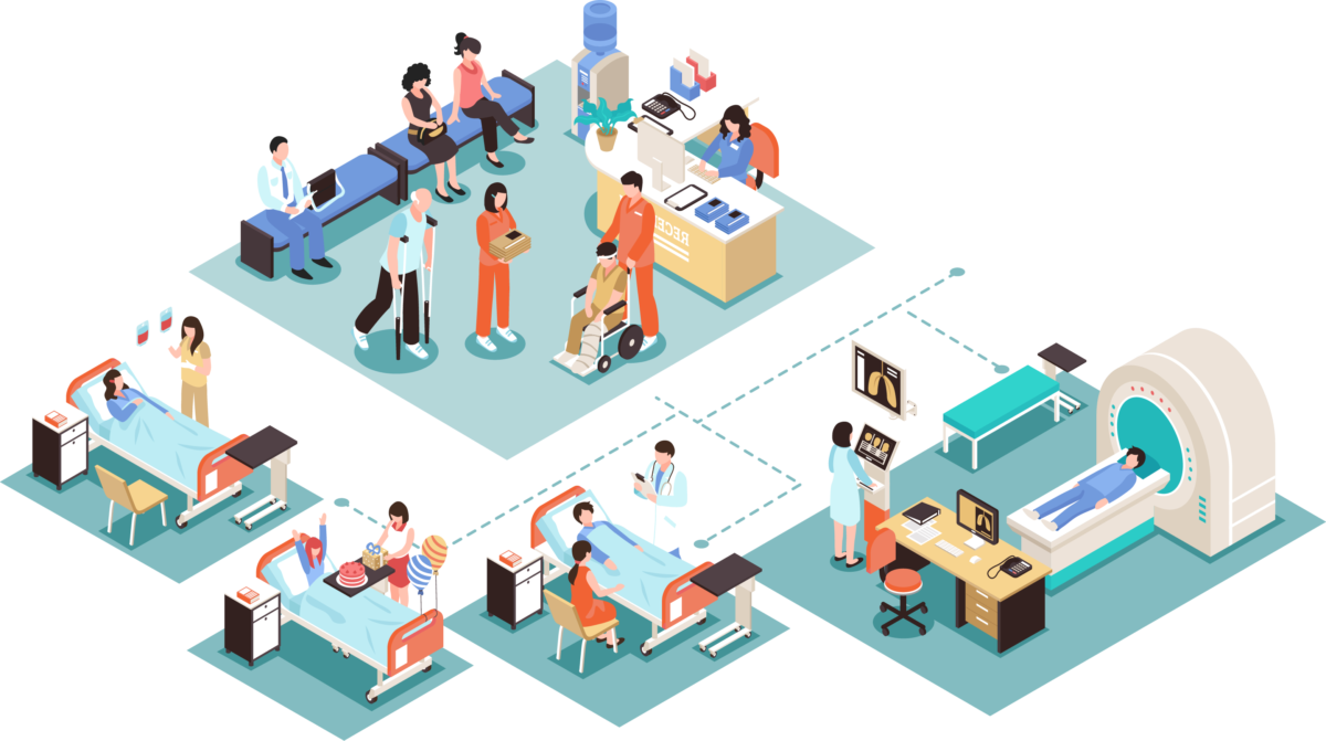 <span>Hospital Mangement System</span>
Manage {Appointments, Patient Records, OPD, IPD, Lab, Stock, Accounting, Billing, Pharmacy} and more.